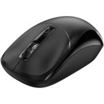 Genius NX-7123 Copilot AI Wireless Mouse, 2.4 GHz with USB Receiver, 1200 DPI, 4 Button with Scroll Wheel, Ambidextrous Design, Black - Image 4
