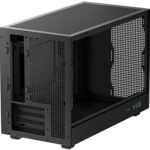 DeepCool CH260 Micro-ATX Case, High-Airflow Compact PC Case with Tempered Glass Panel, USB-C Port, Supports 360mm Radiator, ATX PSU, Black - Image 2