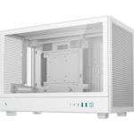 DeepCool CH260 White Micro-ATX Case, High-Airflow Compact PC Case with Tempered Glass Panel, USB-C Port, Supports 360mm Radiator, ATX PSU, Black - Image 4