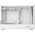 DeepCool CH260 White Micro-ATX Case, High-Airflow Compact PC Case with Tempered Glass Panel, USB-C Port, Supports 360mm Radiator, ATX PSU, Black - Image 5