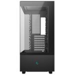 DeepCool CH690 Digital ATX Mid-Tower Case, High-Airflow PC Case with Semi-Glass Panel, USB-C Port, Support for 420mm Radiator, 450mm GPU, ATX PSU, Black - Image 3