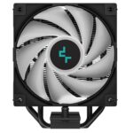 DeepCool AG400 Black ARGB V2 CPU Air Cooler, 120mm PWM Fan, 4 Direct Touch Heat Pipes, Addressable RGB, LGA1851/1700/1200, AM5/AM4 Compatible, High-Performance Single Tower Cooler - Image 4