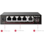 DrayTek VigorSwitch Q60x 5 Port 2.5G High Performance Unmanaged Switch - Image 4