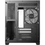 Antec CX60M ARGB Mini Tower Micro ATX Gaming Case, Black, Tempered Glass Panels, Dual Chamber Design, Vertical Cooling, Pre-Installed ARGB Fans, Water Cooling Support, - Image 2