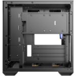 Antec CX60M ARGB Mini Tower Micro ATX Gaming Case, Black, Tempered Glass Panels, Dual Chamber Design, Vertical Cooling, Pre-Installed ARGB Fans, Water Cooling Support, - Image 5