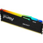 Kingston FURY Beast KF556C40BBAK4-128 128GB (4x 32GB) DIMM System Memory, 5600MHz, DDR5, CL40, Black, RGB, Intel XMP - Image 2