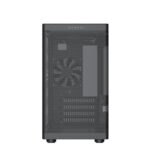 TecWare Fusion 3 mATX Compact PC Case, High Airflow SFF Chassis, 3 Fans Included, Top-Mount ATX/SFX PSU Support, USB-C, Supports 280mm GPU & Dual Radiators, Black - Image 2