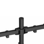 GameMax Dual Monitor Arm Stand LCD Desk Mount Freestanding For Two 13 Inch To 27 Inch Monitors, VESA Dimensions Of 75x75 mm or 100x100 mm, 180 Degrees Swivel, Black - Image 6