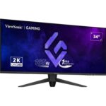 Viewsonic VX3480-2K-PRO 34 Inch 165Hz UWQHD Gaming Monitor, 3440x1440, 1ms, Display Port, 2xHDMI, Height Adjust, Swivel, VESA - Image 5