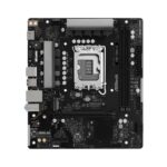 ASRock H810M-H Intel 1850 Socket Motherboard, Micro-ATX, 2x DDR5 Slots, 1x M.2 Sockets, GbE LAN, 1x HDMI Port - Image 2