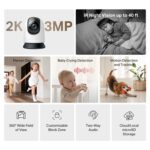 Mercusys MC210 Pan/Tilt Home Security Wi-Fi Camera - Image 2