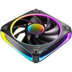 Antec Orbit 120 ARGB 120 mm PWM Fan Triple Pack  - 120 mm x 28 mm, Fluid Dynamic Bearing, 200-2000 RPM, 66.72 CFM, aRGB Lighting, Anti-Vibration Pads - Image 5