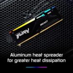 Kingston FURY Beast KF552C40BB2A-32 32GB (1x 32GB) DIMM System Memory, 5200MHz, DDR5, CL40, Black, RGB, Intel XMP - Image 3