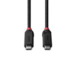 Lindy Black Line 37002 2m USB4 240W Cable, 24 pin USB-C (M) to 24 pin USB-C (M) - Image 4
