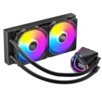 Antec Skeleton 240 ARGB Liquid CPU Cooler, Universal Socket, Black, 240mm Radiator, PWM up to 2000 RPM Cooling Fans, Addressable RGB LED Lighting - Image 4