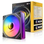 Antec Vision 120mm Reverse ARGB - 3 PK, Black, Up to 1500RPM, 37.2CFM Airflow, 27.5dB Max, 4-pin ARGB 3-pin - Image 6