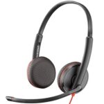 Plantronics Blackwire 3225 Stereo USB-C Headset with 3.5mm Jack & USB-C/A Adapter (Bulk Pack- Non-Retail) - Image 2