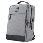 Marvo Scorpion Urbano 20 Black Waterproof 15.6 Inch Laptop Backpack with USB Charging Port (Grey)