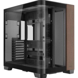 ANTEC Constellation C8 Dual Chamber Case, Gaming, Curve Wood, Full Tower, 2 x USB 3.0 / 1 x USB Type-C, Super wide angle single curved glass with exotic wood, E-ATX, ATX, Micro ATX, ITX
