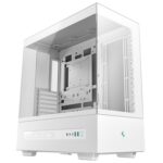 DeepCool CH690 Digital ATX Mid-Tower Case, High-Airflow PC Case with Semi-Glass Panel, USB-C Port, Support for 420mm Radiator, 450mm GPU, ATX PSU, White