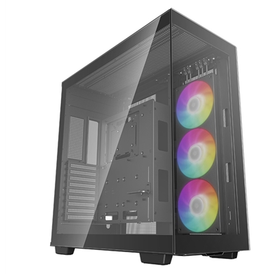 cadee-ch780-lg.jpg DeepCool CH780, Black, Full Tower Gaming Case, Tempered Glass, 1x 420mm ARGB Side fan, Mini-ITX / M-ATX / ATX / E-ATX - Image 1