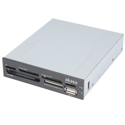 craka-icr-07-lg.jpg Akasa AK-ICR-07 Internal 6-Slot Multi Card Reader with USB port - Image 1