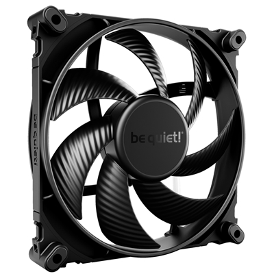 fabeq-bl096-lg.jpg be quiet! Silent Wings 4 PWM Black Fan, 140mm, 1100RPM, 4-Pin PWM Fan Connector, Black Frame, Black Blades, Optimized Fan Blades for High End Performance, 2 Mounting Options - Image 1