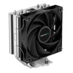 DeepCool AG400 Fan CPU Cooler, Universal Socket, High Efficiency 120mm PWM Cooling Black Fan, 2000RPM, 4 Heat Pipes, 220W Heat Dissipation Power, Unique Matrix Fin Design, Intel LGA 1700 Bracket Included