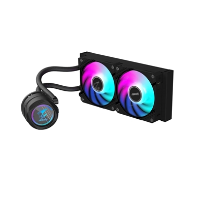 fagig-aorwfii240-lg.jpg Gigabyte Aorus Waterforce II 240 Liquid AIO Cooler, 240mm Radiator with Dual 120mm ARGB Fans, 330* Rotatable Block, Intel LGA 1700 & AMD AM5 Compatible - Image 1