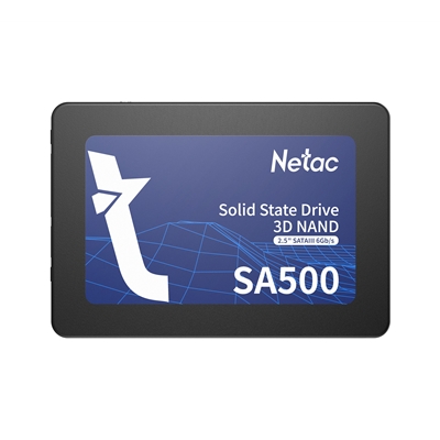 hdnet-sa500256gb-lg.jpg Netac SA500 (NT01SA500-256-S3X) 256GB 2.5 Inch SSD, Sata 3 Interface, Read 520MB/s, Write 450MB/s, 3 Year Warranty - Image 1