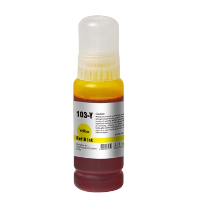 icink-e103y-lg.jpg InkLab 103 Epson Compatible EcoTank Yellow ink bottle - Image 1