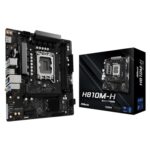 ASRock H810M-H Intel 1850 Socket Motherboard, Micro-ATX, 2x DDR5 Slots, 1x M.2 Sockets, GbE LAN, 1x HDMI Port