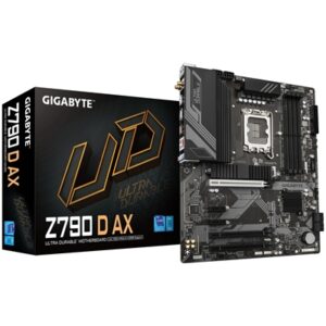 Gigabyte Z790 D AX Ultra Durable Intel 1700 Socket Motherboard, ATX, 4x DDR5 Slots, 3x M.2 Sockets, 2.5GbE LAN, Wi-Fi 6E, 1x DisplayPort / 1x HDMI Port