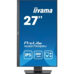 iiyama Prolite XUB2792QSU-B6 27 inch QHD IPS Monitor, 0.4ms, HDMI, DisplayPort, USB Hub, 100Hz, Speakers, Black, Internal PSU, Height Adjust, Pivot, VESA - Image 3