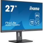 iiyama Prolite XUB2792QSU-B6 27 inch QHD IPS Monitor, 0.4ms, HDMI, DisplayPort, USB Hub, 100Hz, Speakers, Black, Internal PSU, Height Adjust, Pivot, VESA - Image 4
