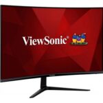 Viewsonic VX3219-PC-MHD 32 Inch Curved Gaming Frameless Monitor, Full HD, 240Hz, 1ms, HDMI, DisplayPort, HD, Freesync, Built-In Speakers, VESA - Image 4