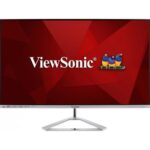 Viewsonic VX3276-4K-mhd 32 Inch 4K Entertainment Gaming Monitor, 60Hz, 4ms, Speakers, Dual HDMI, Display Port, Mini Display Port, VESA, Silver