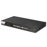 DrayTek VSP1281X-K VigorSwitch P1281x 24 Port Gigabit POE Smart Managed Switch with 4x 10GbE SFP Ports