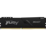 Kingston FURY Beast KF432C16BB/8 8GB (1x 8GB) DIMM System Memory, 3200MHz, DDR4, CL16, Black, Intel XMP