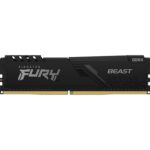 Kingston FURY Beast KF432C16BB/16 16GB (1x 16GB) DIMM System Memory, 3200MHz, DDR4, CL16, Black, Intel XMP