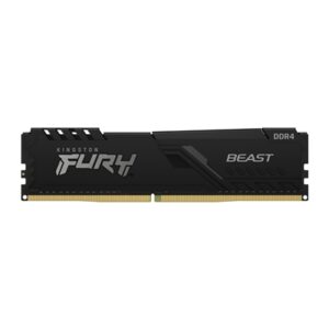 Kingston FURY Beast KF432C16BB/32 32GB (1x 32GB) DIMM System Memory, 3200MHz, DDR4, CL16, Black, Intel XMP