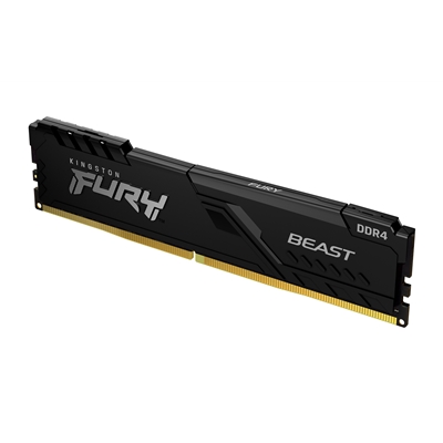 sdkin-kf436c178g-lg.jpg Kingston FURY Beast KF436C17BB/8 8GB (1x 8GB) DIMM System Memory, 3600MHz, DDR4, CL17, Black, Intel XMP - Image 1