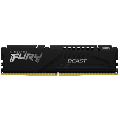 sdkin-kf552c4k64-lg.jpg Kingston FURY Beast KF552C40BBK2-64 64GB (2x 32GB) DIMM System Memory, 5200MHz, DDR5, CL40, Black, Intel XMP - Image 1