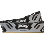 Kingston FURY Renegade KF560C32RSK2-96 96GB (2x 48GB) DIMM System Memory, 6000MHz, DDR5, CL32, Silver, Intel XMP