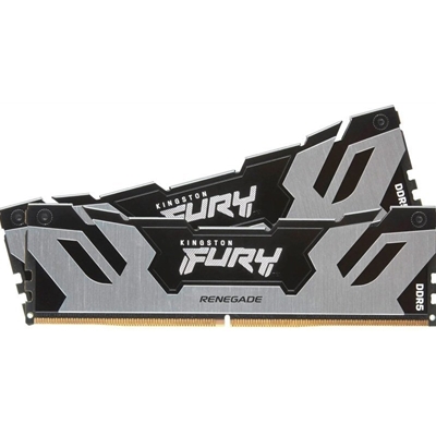 sdkin-kf572c38rs-lg.jpg Kingston FURY Renegade KF572C38RSK2-32 32GB (2x 16GB) DIMM System Memory, 7200MHz, DDR5, Silver, Intel XMP - Image 1