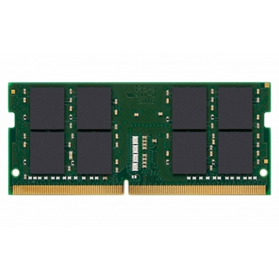 sdkin-kvr32s2832-lg.jpg Kingston ValueRAM KVR32S22D8/32 32GB (1x 32GB) SODIMM System Memory, 3200MHz, DDR4, CL22 - Image 1