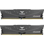 Team T-Force Vulcan Z 64GB Silver Heatsink (2 x 32GB) DDR4 3200MHz DIMM System Memory