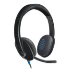 Logitech H540 USB Headset with Noise-Cancelling Mic and On Ear Controls