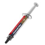 AKASA AK-T565-5G T5 Pro-Grade+ Thermal Compound Syringe, 5g, Grey, Ultra-Performance with Hybrid Silicone & Nano-Diamond Particles, Non-Curing, Non-Electrically Conductive, Includes Spreader & Cleaning Wipes - Image 3