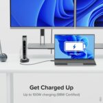 Plugable TBT4-UDZ ThunderBolt 4 Quad Monitor 100W USB-C PD 2.5GbE Docking Station - Image 6